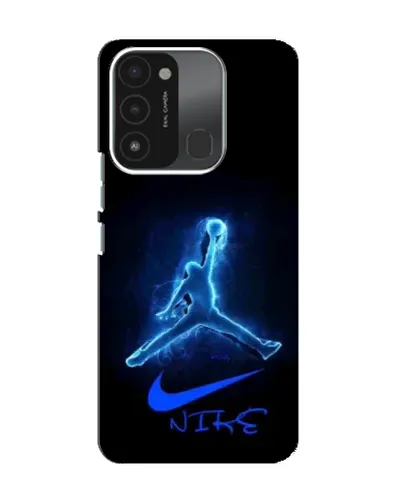 Чохол для TECNO Spark 8C з картинкою «Jordan Neon Blue»
