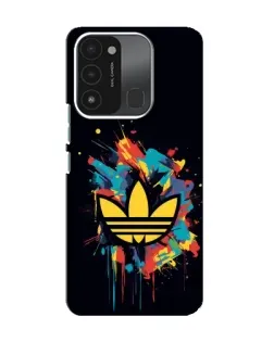 Чехол для TECNO Spark 8C с картинкой «Adidas Splash»