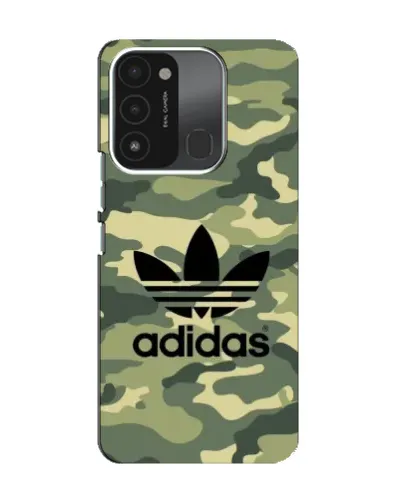 Чехол для TECNO Spark 8C с картинкой «Милитари стиль Adidas» Чехол для TECNO Spark 8C с картинкой «Милитари стиль Adidas»