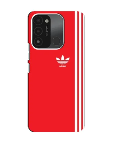 Чехол для TECNO Spark 8C с картинкой «Красный минимализм Adidas» Чехол для TECNO Spark 8C с картинкой «Красный минимализм Adidas»