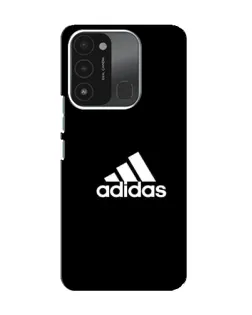Чехол для TECNO Spark 8C с картинкой «Черная классика Adidas»