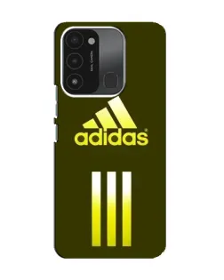 Чехол для TECNO Spark 8C с картинкой «Оливковый градиент Adidas»