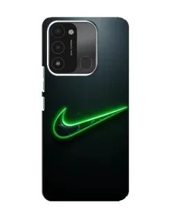 Чохол для TECNO Spark 8C з картинкою «Неоновий контур Nike»