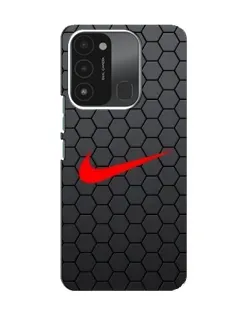 Чохол для TECNO Spark 8C з картинкою «Nike — карбонова сітка»