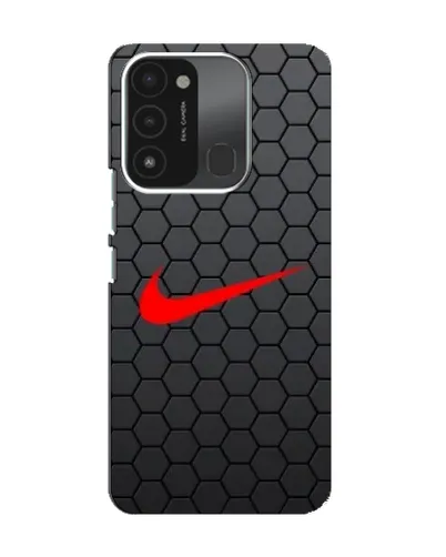 Чохол для TECNO Spark 8C з картинкою «Nike — карбонова сітка»