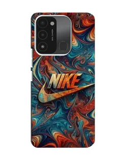 Чохол для TECNO Spark 8C з картинкою «Nike в абстракції»