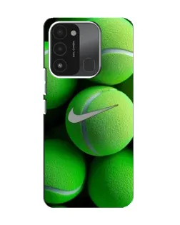 Чохол для TECNO Spark 8C з картинкою «Тенісні м'ячі Найк»
