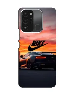Чохол для TECNO Spark 8C з картинкою «Nike та суперкар»