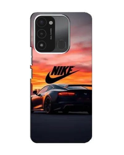 Чохол для TECNO Spark 8C з картинкою «Nike та суперкар»