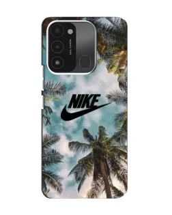 Чохол для TECNO Spark 8C з картинкою «Тропічний принт Nike»