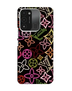 Чохол для TECNO Spark 8C з картинкою «Неоновий мікс Nike»