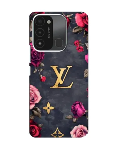 Чехол для TECNO Spark 8C с картинкой «Цветочный Louis Vuitton» Чехол для TECNO Spark 8C с картинкой «Цветочный Louis Vuitton»