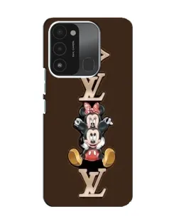 Чехол для TECNO Spark 8C с картинкой «LV и Микки Маус»