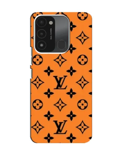 Чехол для TECNO Spark 8C с картинкой «Оранжевый стиль LV» Чехол для TECNO Spark 8C с картинкой «Оранжевый стиль LV»