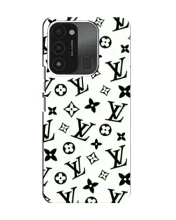 Чехол для TECNO Spark 8C с картинкой «Монохромный хаос LV»