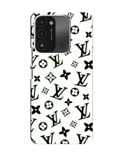 Чехол для TECNO Spark 8C с картинкой «Монохромный хаос LV» Чехол для TECNO Spark 8C с картинкой «Монохромный хаос LV»