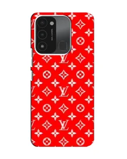 Чехол для TECNO Spark 8C с картинкой «Яркий паттерн LV»