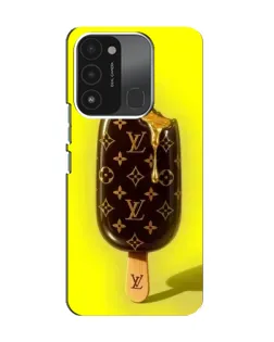 Чехол для TECNO Spark 8C с картинкой «Мороженое от LV»