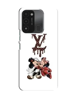 Чехол для TECNO Spark 8C с картинкой «LV и Микки Маус»