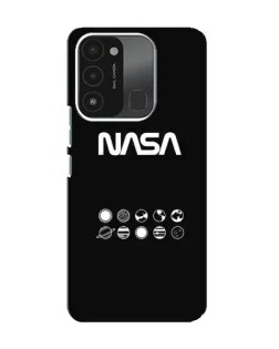 Чохол для TECNO Spark 8C з картинкою «NASA — технічний принт»