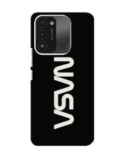 Чохол для TECNO Spark 8C з картинкою «NASA — вертикальний логотип»