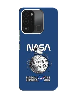 Чохол для TECNO Spark 8C з картинкою «NASA — місячна місія»