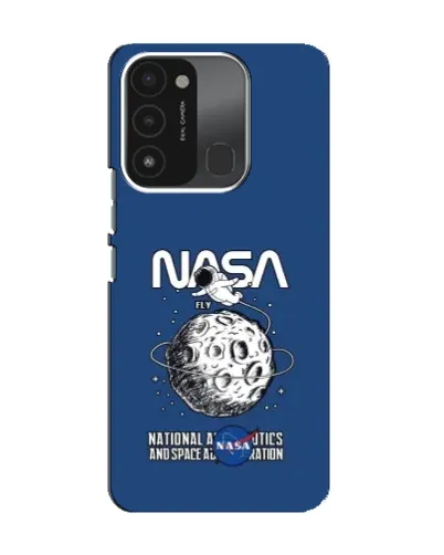 Чохол для TECNO Spark 8C з картинкою «NASA — місячна місія»