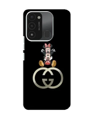 Чохол для TECNO Spark 8C з картинкою «Мінні Маус на лого»