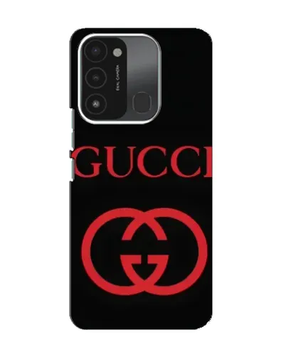 Чохол для TECNO Spark 8C з картинкою «Gucci — червоний логотип»
