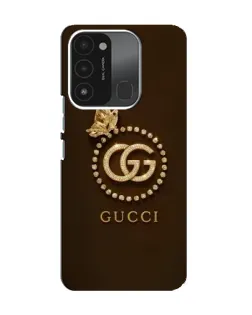 Чохол для TECNO Spark 8C з картинкою «Gucci — золотий метелик»