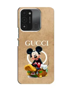 Чохол для TECNO Spark 8C з картинкою «Міккі Маус Gucci — крафт»
