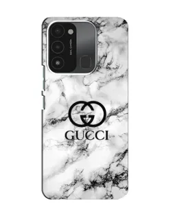 Чохол для TECNO Spark 8C з картинкою «Gucci — мармуровий шик»