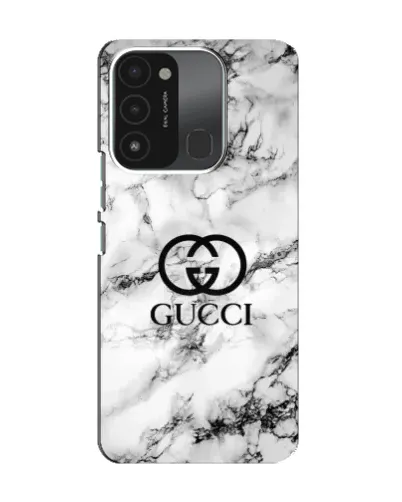 Чохол для TECNO Spark 8C з картинкою «Gucci — мармуровий шик»