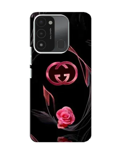 Чохол для TECNO Spark 8C з картинкою «Gucci — неонова троянда»