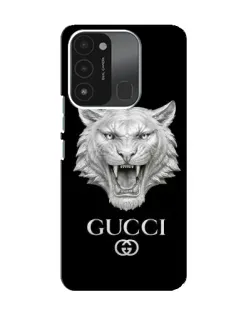 Чохол для TECNO Spark 8C з картинкою «Gucci — срібний лев» Чохол для TECNO Spark 8C з картинкою «Gucci — срібний лев»