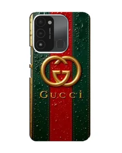 Чохол для TECNO Spark 8C з картинкою «Gucci — фірмова смуга та золото» Чохол для TECNO Spark 8C з картинкою «Gucci — фірмова смуга та золото»
