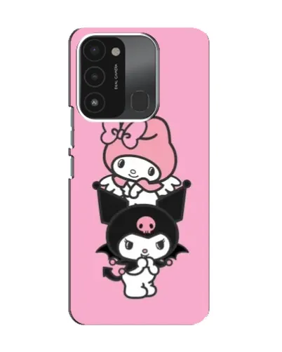 Чохол для TECNO Spark 8C з картинкою «Тріо My Melody та Kuromi» Чохол для TECNO Spark 8C з картинкою «Тріо My Melody та Kuromi»