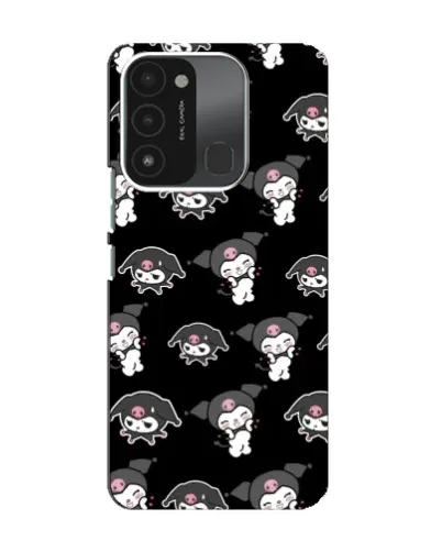Чохол для TECNO Spark 8C з картинкою «Чорний паттерн Kuromi» Чохол для TECNO Spark 8C з картинкою «Чорний паттерн Kuromi»