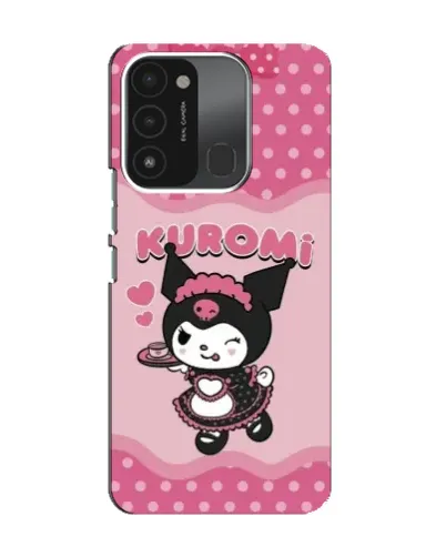 Чохол для TECNO Spark 8C з картинкою «Kuromi в окулярах» Чохол для TECNO Spark 8C з картинкою «Kuromi в окулярах»