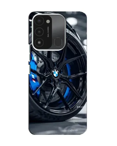 Чохол для TECNO Spark 8C з картинкою «Колесо BMW зблизька»
