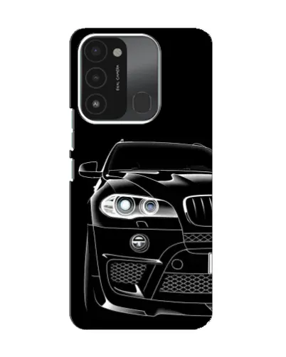 Чохол для TECNO Spark 8C з картинкою «Темний силует BMW»