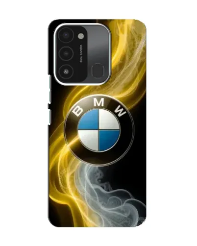 Чохол для TECNO Spark 8C з картинкою «Золотистий дим BMW»
