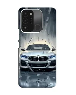 Чохол для TECNO Spark 8C з картинкою «BMW у світлі фар»