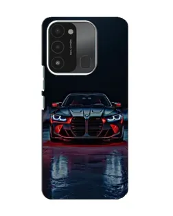 Чохол для TECNO Spark 8C з картинкою «BMW на мокрій дорозі»