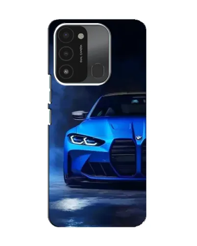 Чохол для TECNO Spark 8C з картинкою «Блакитна BMW M4»