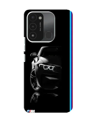Чохол для TECNO Spark 8C з картинкою «Силует BMW в темряві»