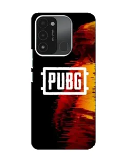 Чехол для TECNO Spark 8C с картинкой «Яркий логотип PUBG»