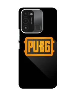 Чохол для TECNO Spark 8C з картинкою «PUBG — рамка лого»