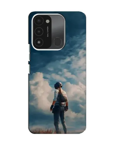 Чохол для TECNO Spark 8C з картинкою «Герой PUBG на скелі» Чохол для TECNO Spark 8C з картинкою «Герой PUBG на скелі»