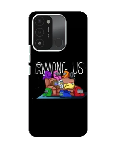 Чохол для TECNO Spark 8C з картинкою «Логотип Among Us»